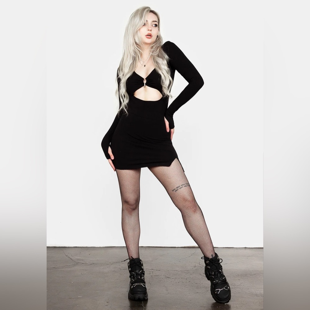 Size trade available disturbia Eastwick cut out mini dress - Picture 3 of 8